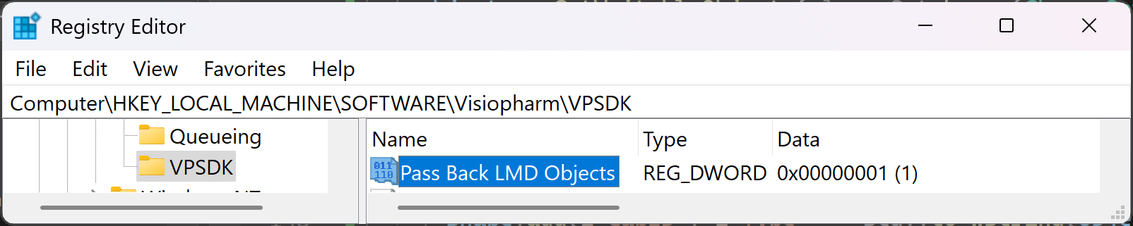Enable the option to see which objects were written to the LMD xml.