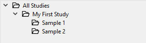 Example of a folder structure