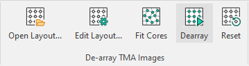 Dearraying the cores