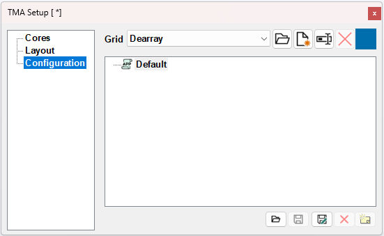 The configuration dialog