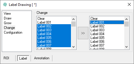 Selecting a range of overlays