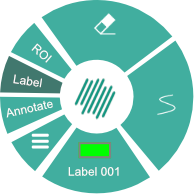 Label selected